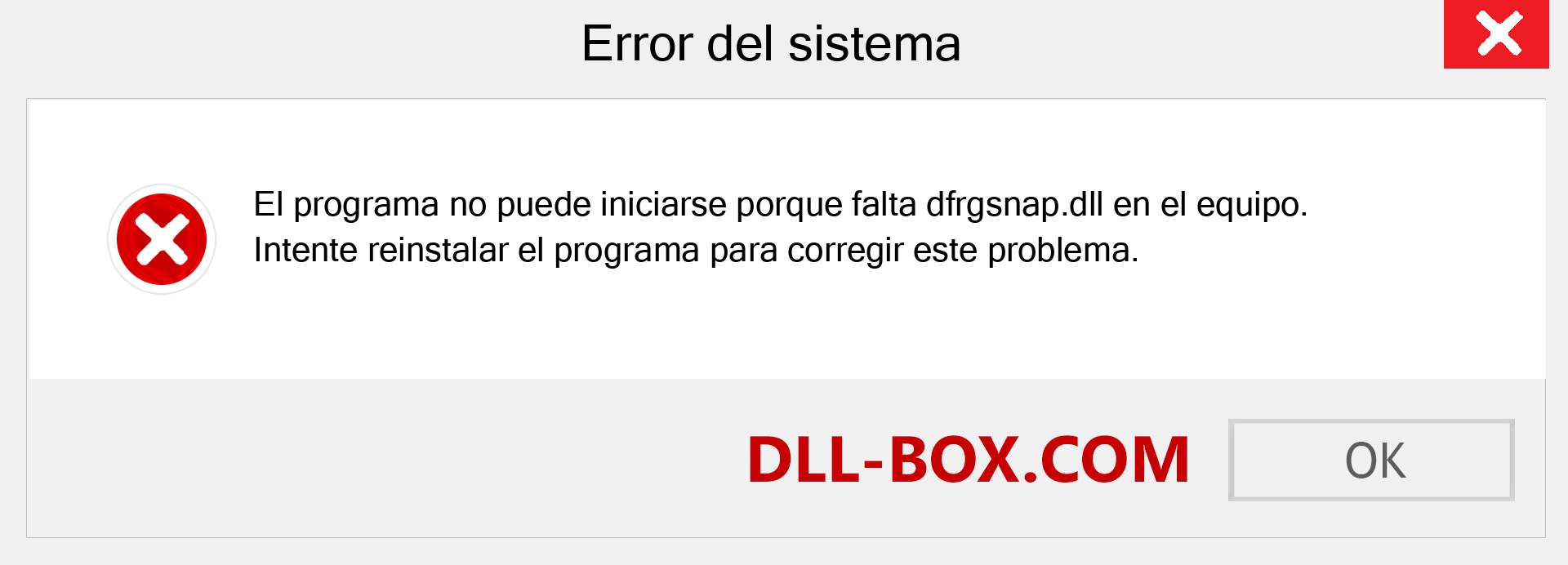 ¿Falta el archivo dfrgsnap.dll ?. Descargar para Windows 7, 8, 10 - Corregir dfrgsnap dll Missing Error en Windows, fotos, imágenes